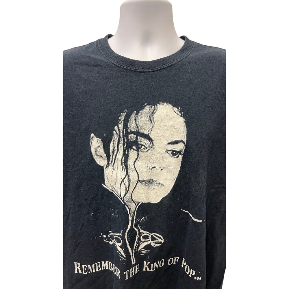 🎤 Vintage Style Michael Jackson “Remember King of Pop” Tee Gildan XL - Picture 3 of 6